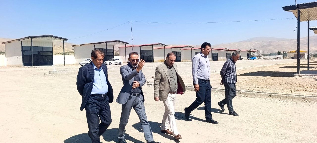 بازدید میدانی از ابرپروژه پایانه صادراتی اشنویه؛ گامی مهم برای رونق اقتصادی