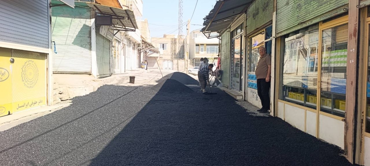 بهسازی معابر محله کاظمیان؛ ارتقای تاب‌آوری و کیفیت زیرساخت شهری