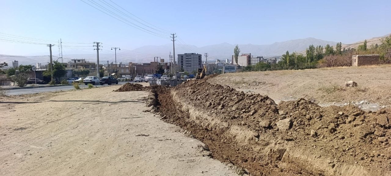 جداول‌گذاری بلوار بسیج برای تکمیل زیرساخت و بهبود معبر ورودی اشنویه