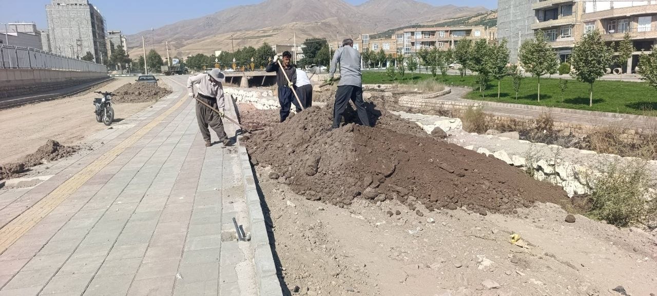 شروع فاز چهارم پروژه ساحلی اشنویه؛ گامی به سوی شهر سبزتر
