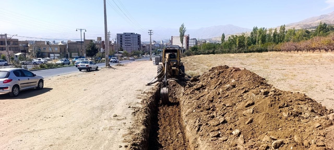 جداول‌گذاری بلوار بسیج برای تکمیل زیرساخت و بهبود معبر ورودی اشنویه